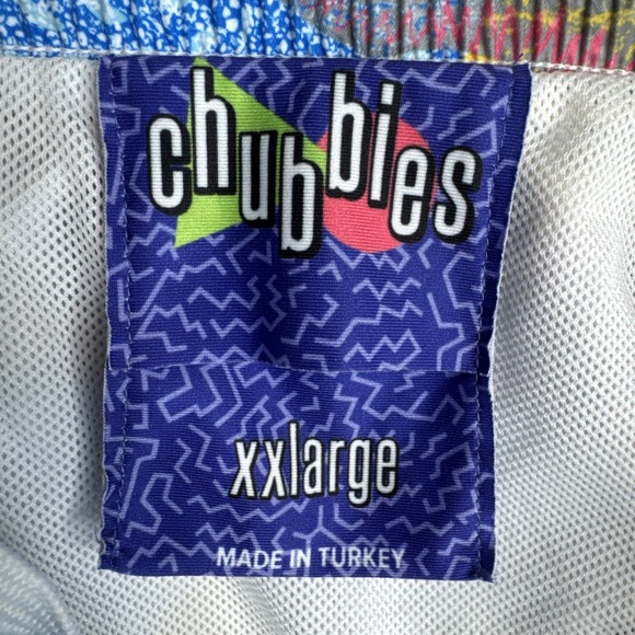 Chubbies Swim Trunks XXL Abstract Zoo Animal Print Shorts Mens - Picture 8 of 10